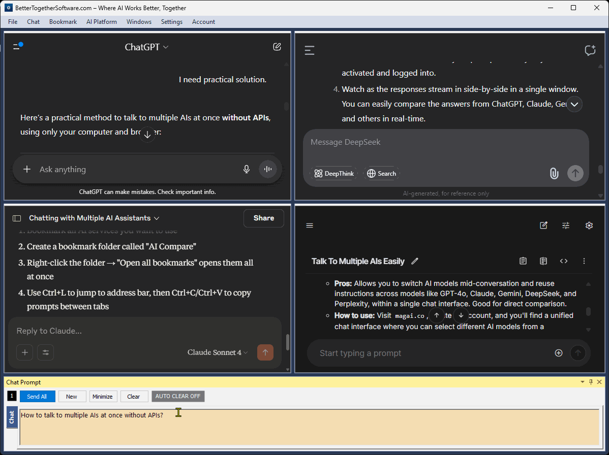 Docking Windows Demo